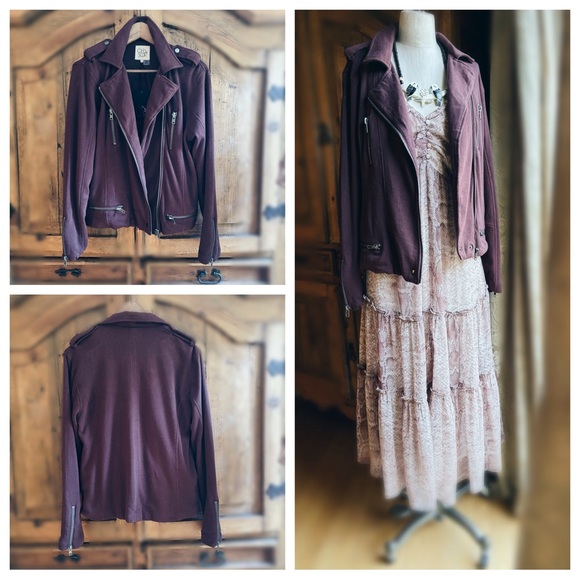 Chaser Moto Sweatshirt Fabric Jacket - Picture 7 of 11